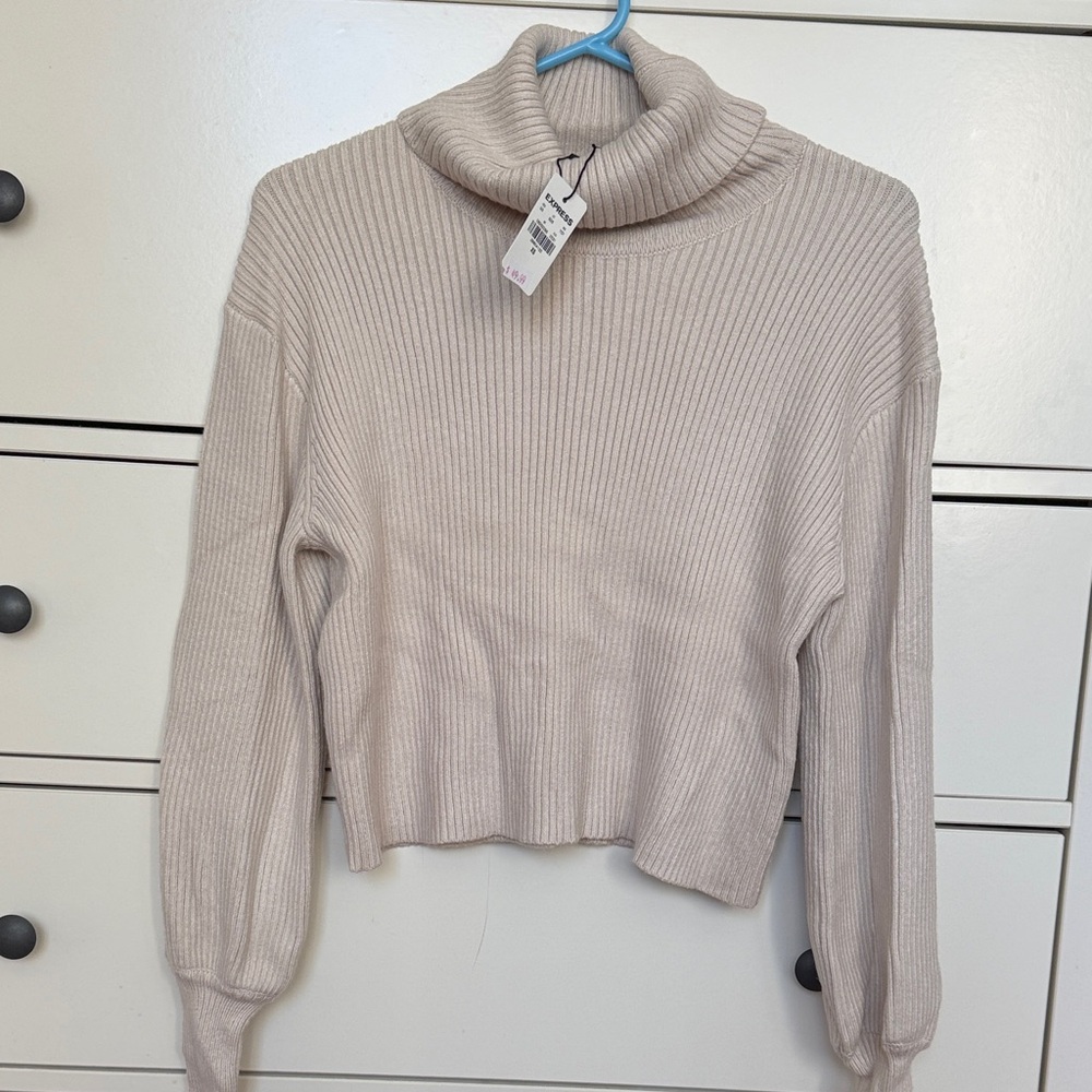 NWT Express Cream Sweater